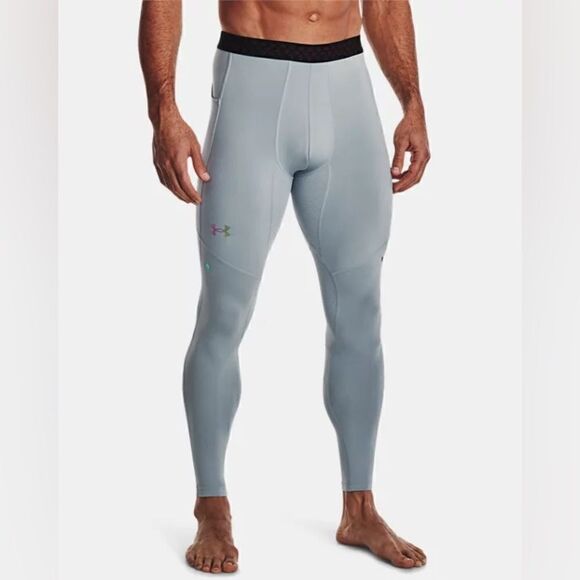 Under Armour UA RUSH SmartForm Gray Leggings - Picture 5 of 12